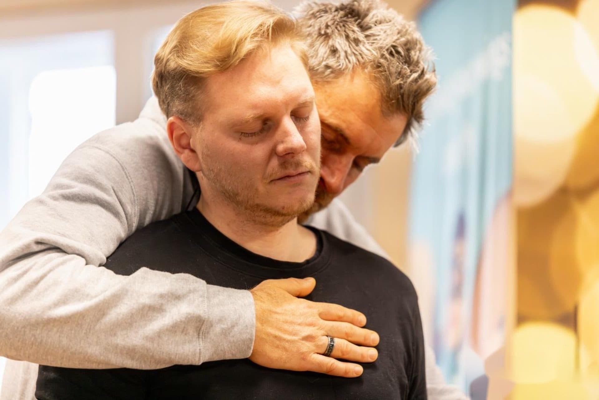 Coaching-Moment mit Teilnehmer